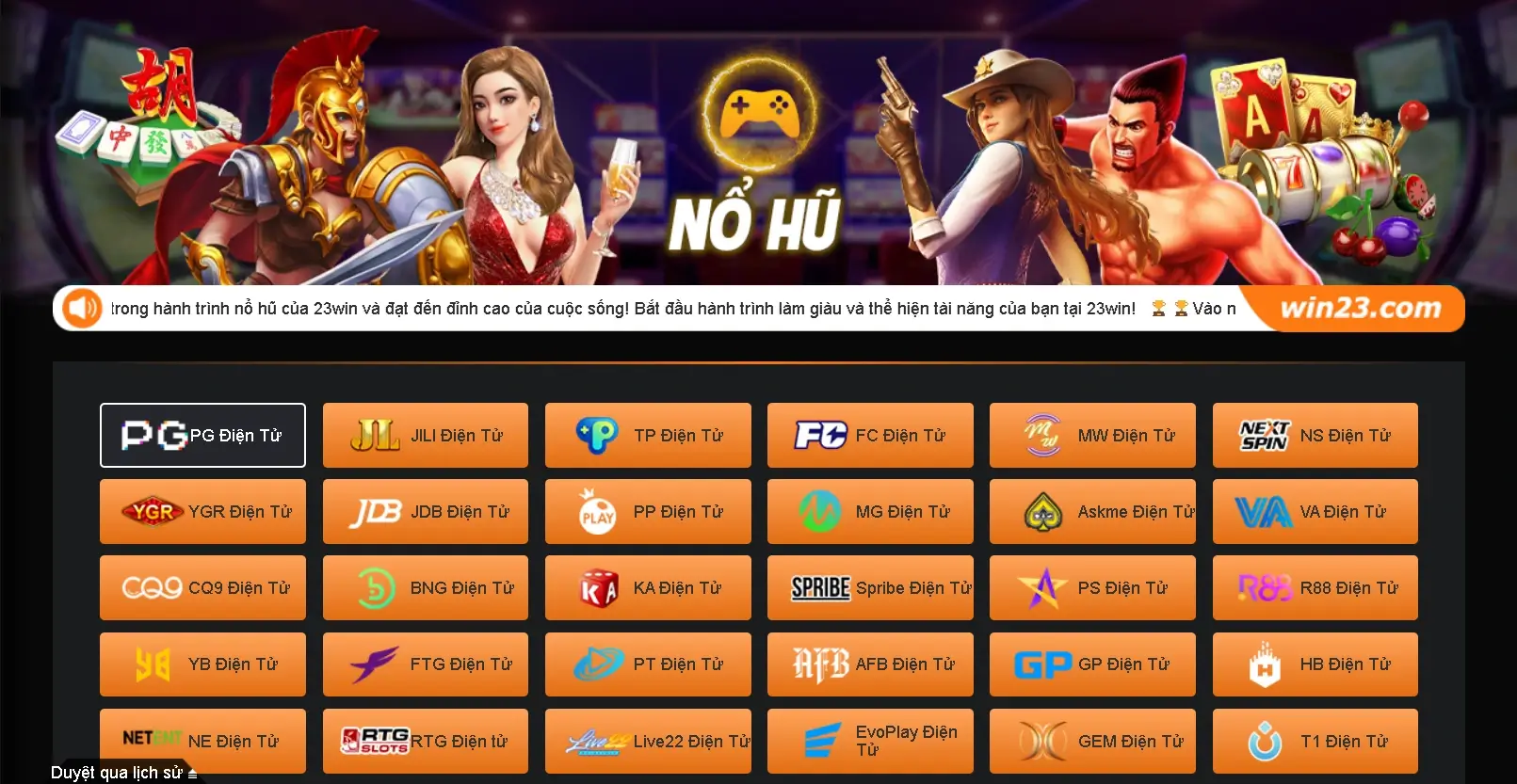 Game nổ hũ